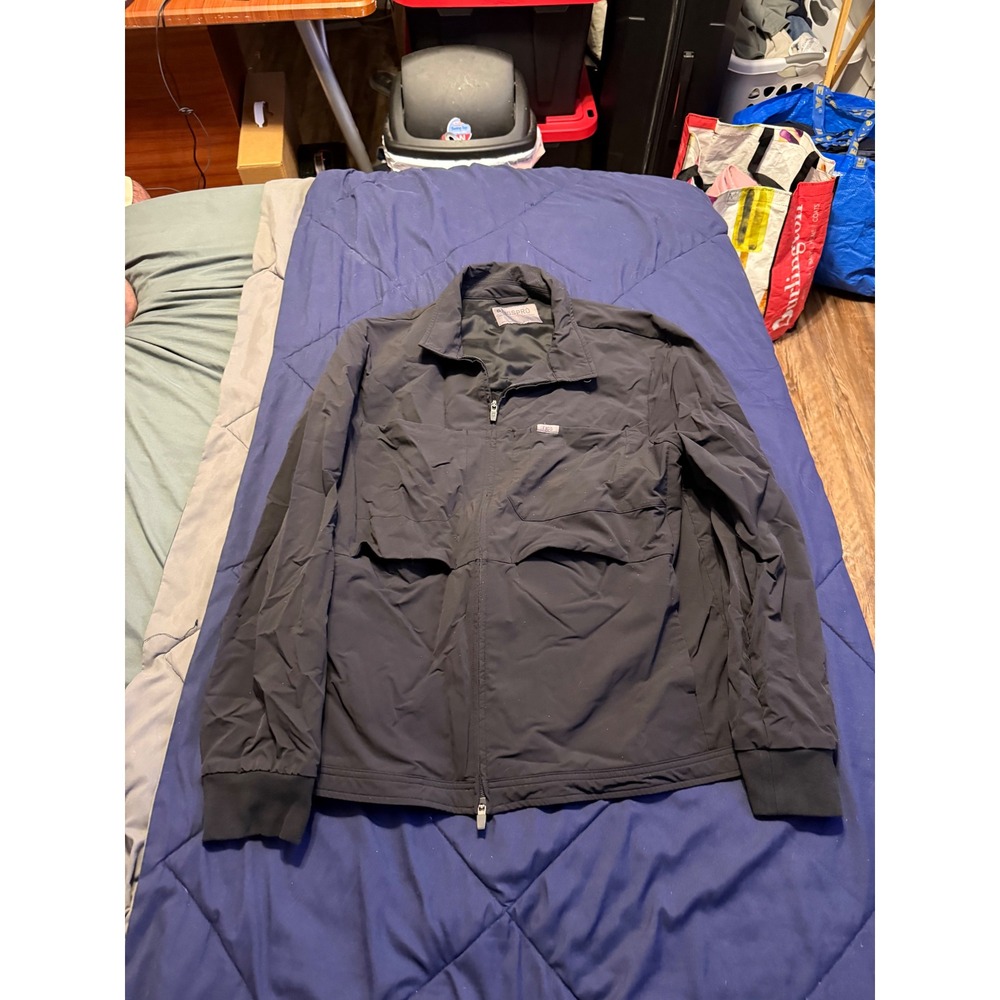 FIGSPRO Mens On Shift Full Zip Jacket Black XL M22OW1007 Utility Pockets